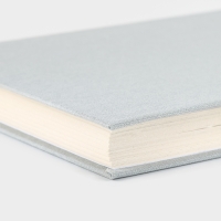 Интервью планинг А5, 144 листа, твердая обложка, текстиль &laquo;Серый&raquo;