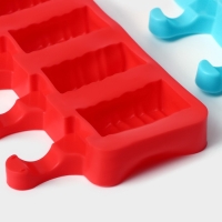 Набор форм для мороженого Доляна &laquo;Венеция&raquo;, 3 шт, силикон, 19&times;11 см