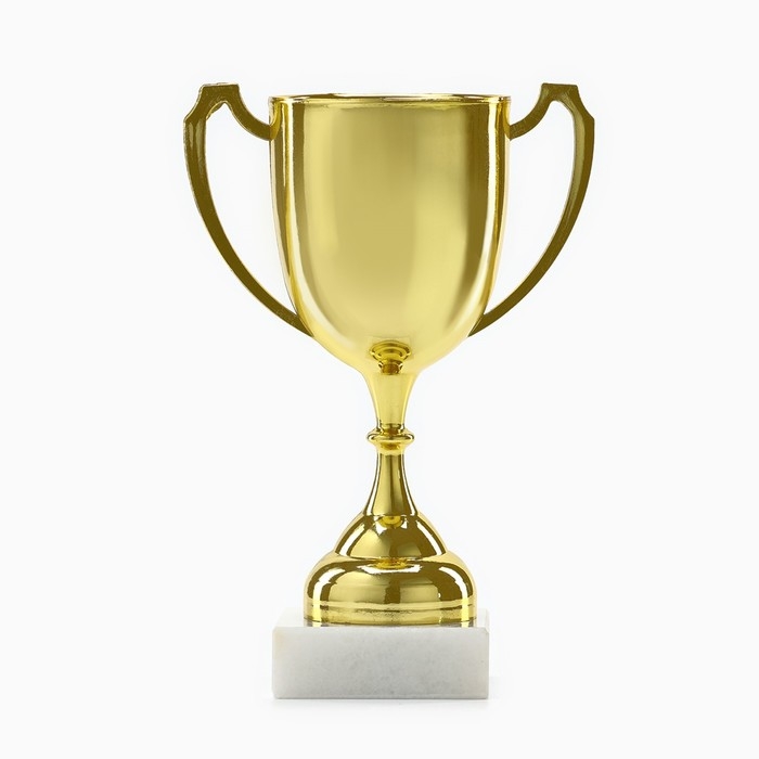 Кубок 117, наградная фигура, золото, подставка пластик, 16,3 &times; 11,3 &times; 5,6 см.