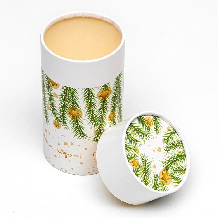 Коробка Коробка "С Новым годом" завальцованная без окна 8 х 14,5 см