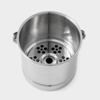 Ведро для льда из нержавеющей стали, 1,3 л, 14,5×12,5 см Ведро для льда из нержавеющей стали, 1,3 л, 14,5×12,5 см