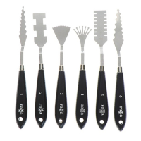 Набор мастихинов 6 штук, "Гамма" "Московская Палитра", фигурные (особые)