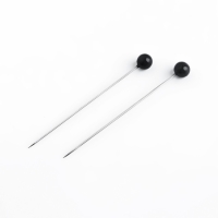 Набор булавок: портновские, английские, 32 / 35 мм, 100 шт, цвет чёрный