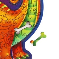 Пазл деревянный фигурный &laquo;Бронтозавр&raquo;, 55 элементов