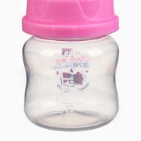 Бутылочка для кормления &laquo;Любимая дочка&raquo;, классическое горло, 60 мл., от 0 мес., цвет розовый