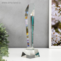 Фигурка стекло &laquo;Стела наградная. Приз&raquo;, 28&times;7&times;7 см