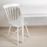 Скатерть без основы многоразовая &laquo;Ажур&raquo;, 110&times;120 см, цвет прозрачный