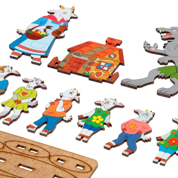 Кукольный театр сказки на столе &laquo;Семеро козлят&raquo;