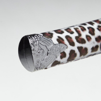 Сув. изделие катаны 3в1 на подставке, ножны кожзам, леопард серый 47/70/89см