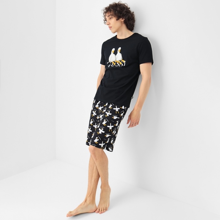Пижама мужская (футболка и шорты) KAFTAN Gussi, р-р 52 Пижама мужская (футболка и шорты) KAFTAN Gussi, р-р 52