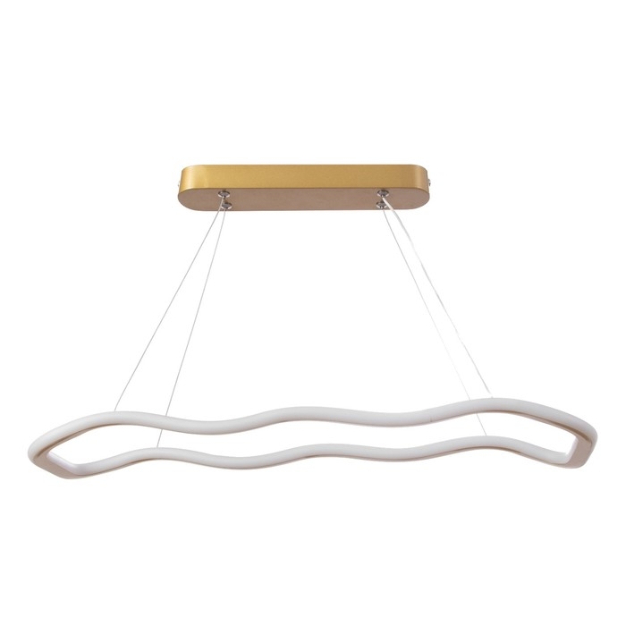 Светильник с ПДУ "Вейви" LED 32Вт 3000-6000К золото 60х100 см