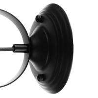 Бра "Вента" 1х40Вт Е27 черный 20х31х21,5 см