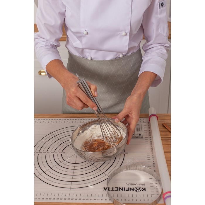 Венчик для взбивания Доляна &laquo;Стандарт&raquo;, 22,2&times;4,5 см, цвет серебристый