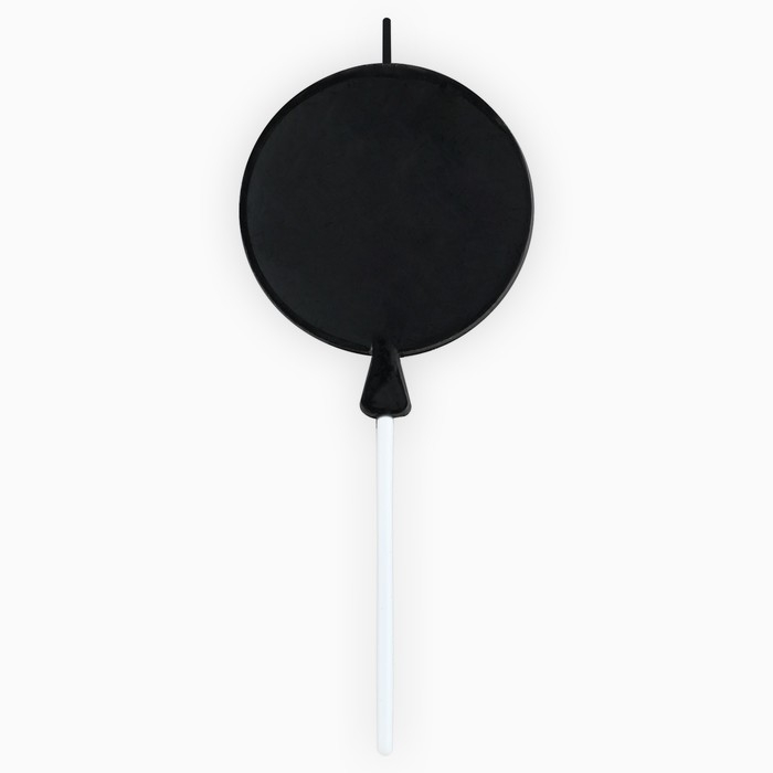 Свеча для торта &laquo;С днем рождения&raquo; чёрная 5,5 х 12 см