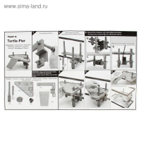 Платформа для черепах на регулируемых опорах с плавающим мостиком Платформа для черепах на регулируемых опорах с плавающим мостиком