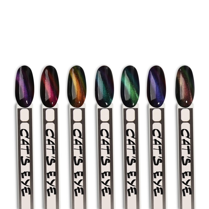 Гель-лак для ногтей, &laquo;CAT`S EYE&raquo;, 3-х фазный, 8мл, LED/UV, цвет хамелеон/розовый (03)