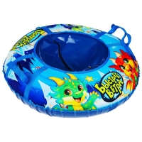 Тюбинг-ватрушка Winter Star &laquo;Дино&raquo;, диаметр чехла 83 см