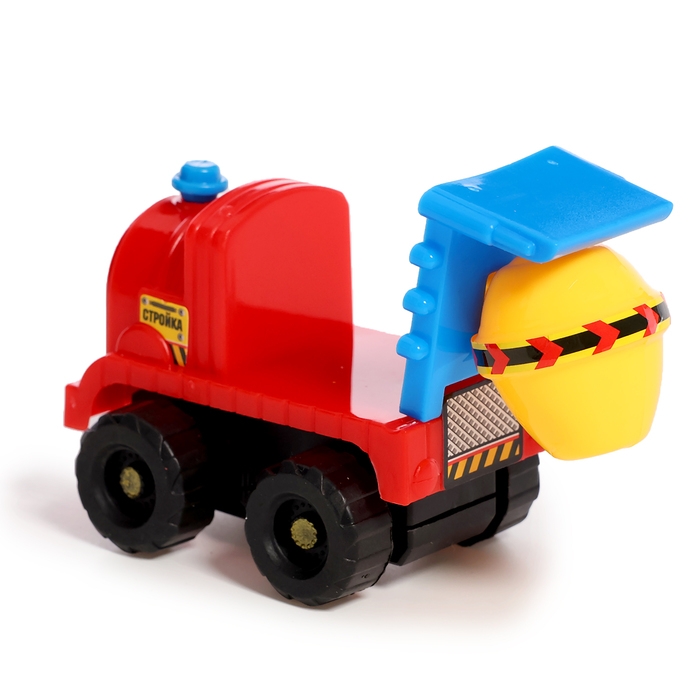Набор машин &laquo;Весёлая стройка&raquo;, инерционные, в наборе 4 шт., цвет МИКС