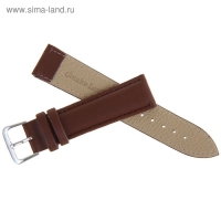 Ремешок для часов, 20 мм, экокожа, l=20 см, коричневый Ремешок для часов, 20 мм, экокожа, l=20 см, коричневый
