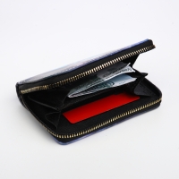 Кошелёк детский на молнии &laquo;Выбражулька&raquo;, цвет тёмно-синий