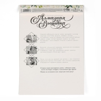 Алмазная мозаика с частичным заполнением на холсте &laquo;Девушка с драконом&raquo;, 20 х 30 см