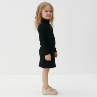Платье для девочки MINAKU цвет чёрный, рост 128 см Платье для девочки MINAKU цвет чёрный, рост 128 см