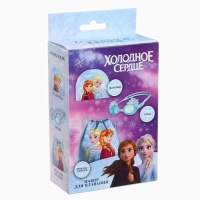 Набор детский &laquo;Холодное Сердце&raquo;, в комплекте шапка, очки для плавания, мешок