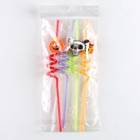 Трубочки для коктейля &laquo;Монстрики&raquo;, в наборе 4 штуки