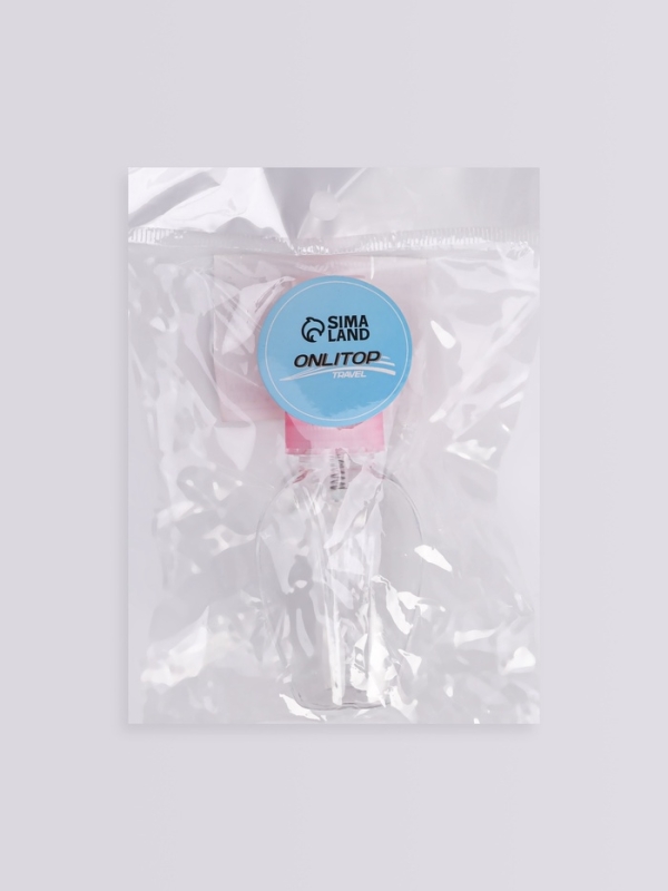 Бутылочка для хранения, с распылителем, 45 мл, МИКС, прозрачная