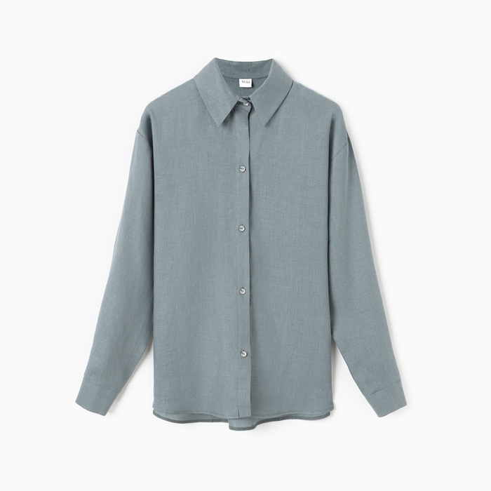 Блузка женская MINAKU: Safari цвет зелёный, размер 48 Блузка женская MINAKU: Safari цвет зелёный, размер 48