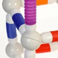 Конструктор магнитный "Развивающие трубы", 26 деталей