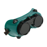 Очки защитные ТУНДРА, круглые, с затемненными стеклами