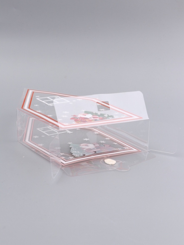 Складная коробка из PVC 11,5 х 20 х 4 см Складная коробка из PVC 11,5 х 20 х 4 см "Веселый Дед Мороз"