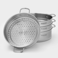 Мантоварка-пароварка, 5 л, d=28 см, стеклянная крышка