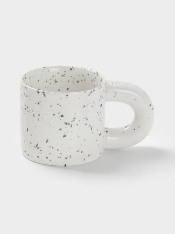 Кружка Доляна "Сплэш" 14х8,8х8 см, цвет белый