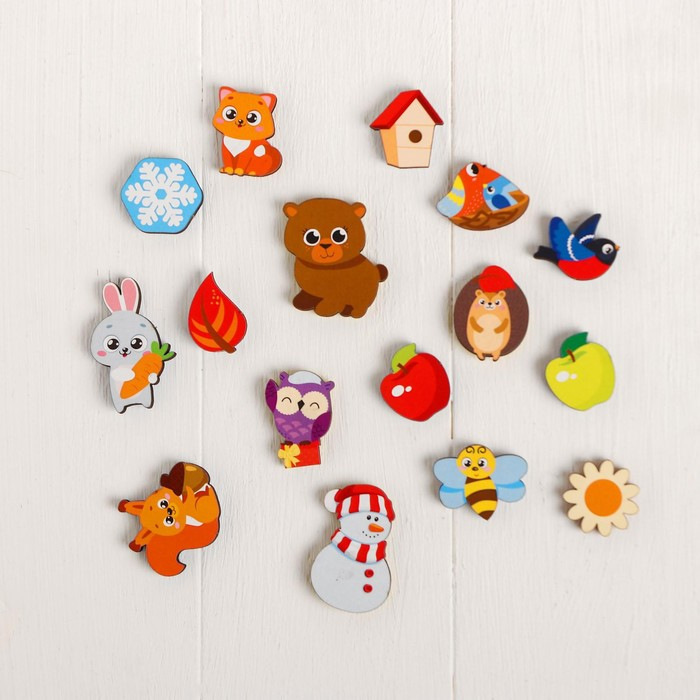 Головоломка &laquo;Липучки. Времена года&raquo;