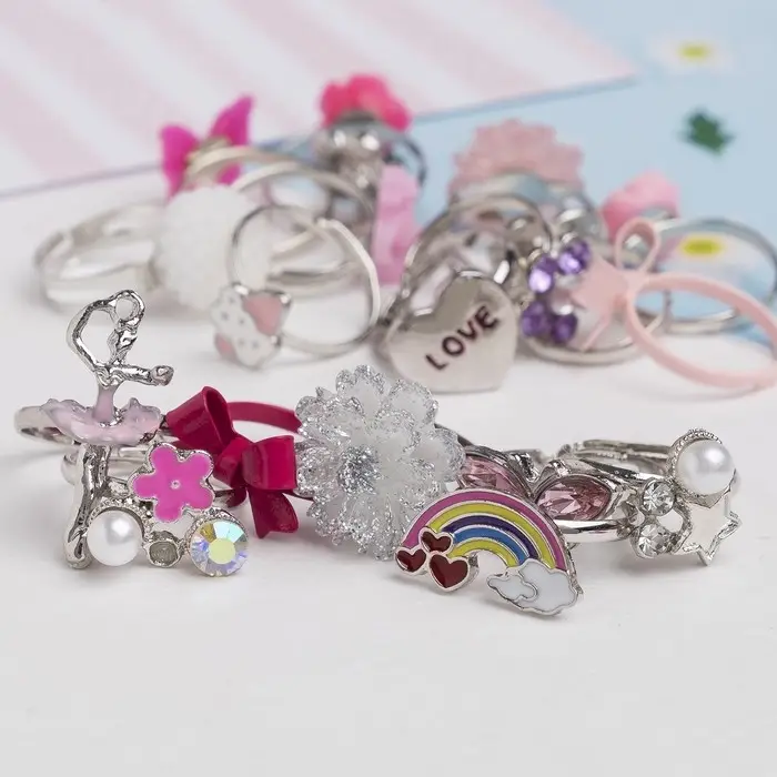 Кольцо детское Выбражулька &laquo;Пинк&raquo;, форма МИКС, МИКС, безразмерное