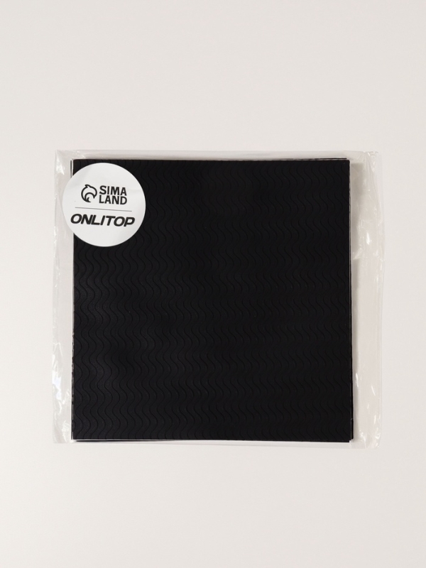 Накладки для обуви противоск (резина) круп прот 15*15см (фас 4 шт цена за шт) черн пак ОТ