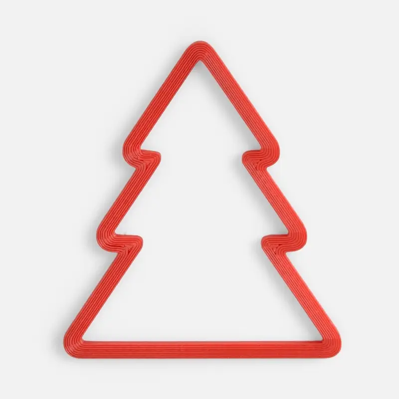 Подвеска &laquo;Елочка&raquo;, 3D-печать, красная