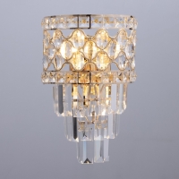 Бра "Муара" Е14 40Вт золото 32х20х20см