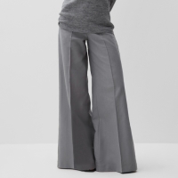 Брюки женские палаццо MINAKU: MINAKU: Safari цвет серый, размер 44