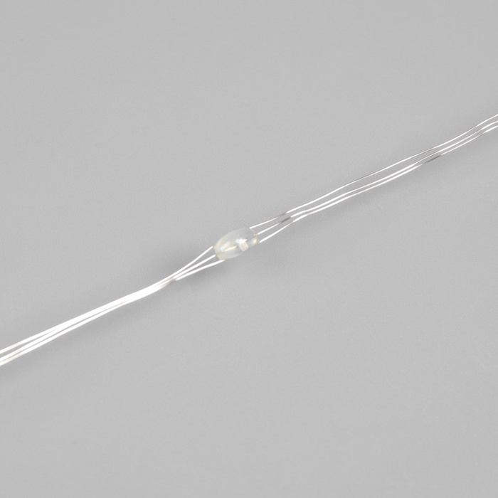 Гирлянда &laquo;Нить&raquo; 100 м роса, IP44, серебристая нить, 1000 LED, свечение мульти, 18 В