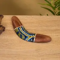 Сувенир "Бумеранг" албезия, 20х6х1 см, МИКС