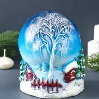 Свеча фигурная "Зимний вечер" 11х11х14 см