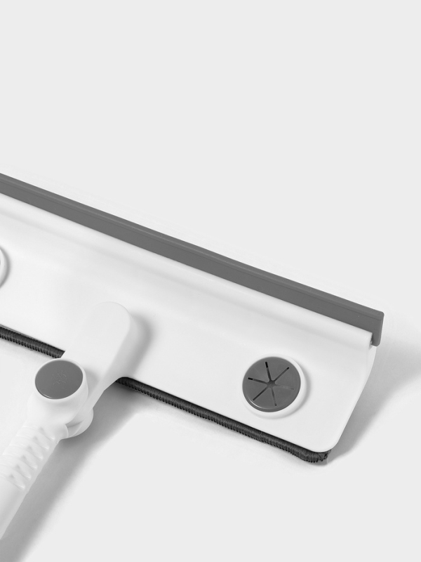 Окномойка с насадкой из микрофибры 2 шт, фиксатор, стальная телескоп ручка 26х6х77,5(123)см   108485