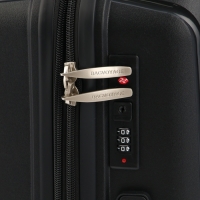 Чемодан 24", PP, 43*26*66, отд на молнии, код замок, 4 колеса, черный