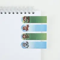 Стикеры-закладки с липким слоем 4 шт, 20 л  "Отважному защитнику!"