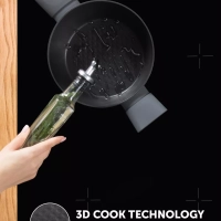 Кастрюля 2 литра Kontur-20C крышка индукция антипригарное