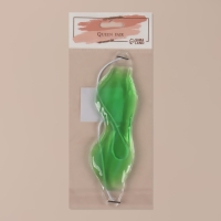 Гелевая маска для глаз, 18,5 &times; 5 см, цвет зелёный