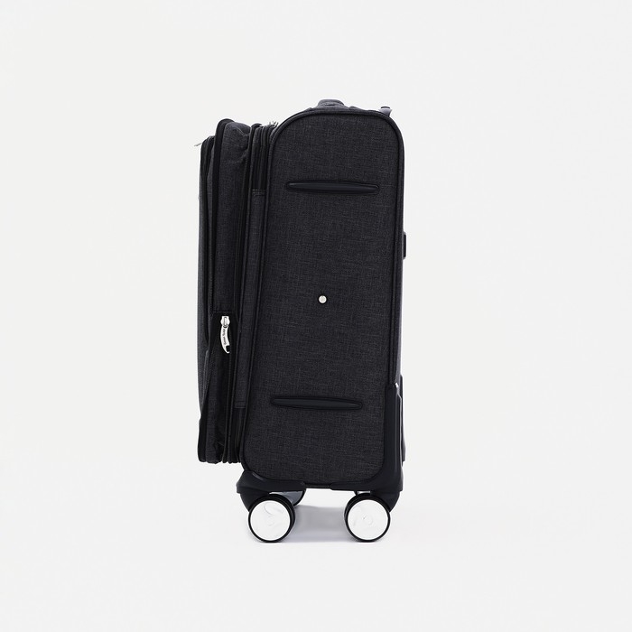 Чемодан малый 20 Чемодан малый 20", наружный карман, кодовый замок, цвет чёрный